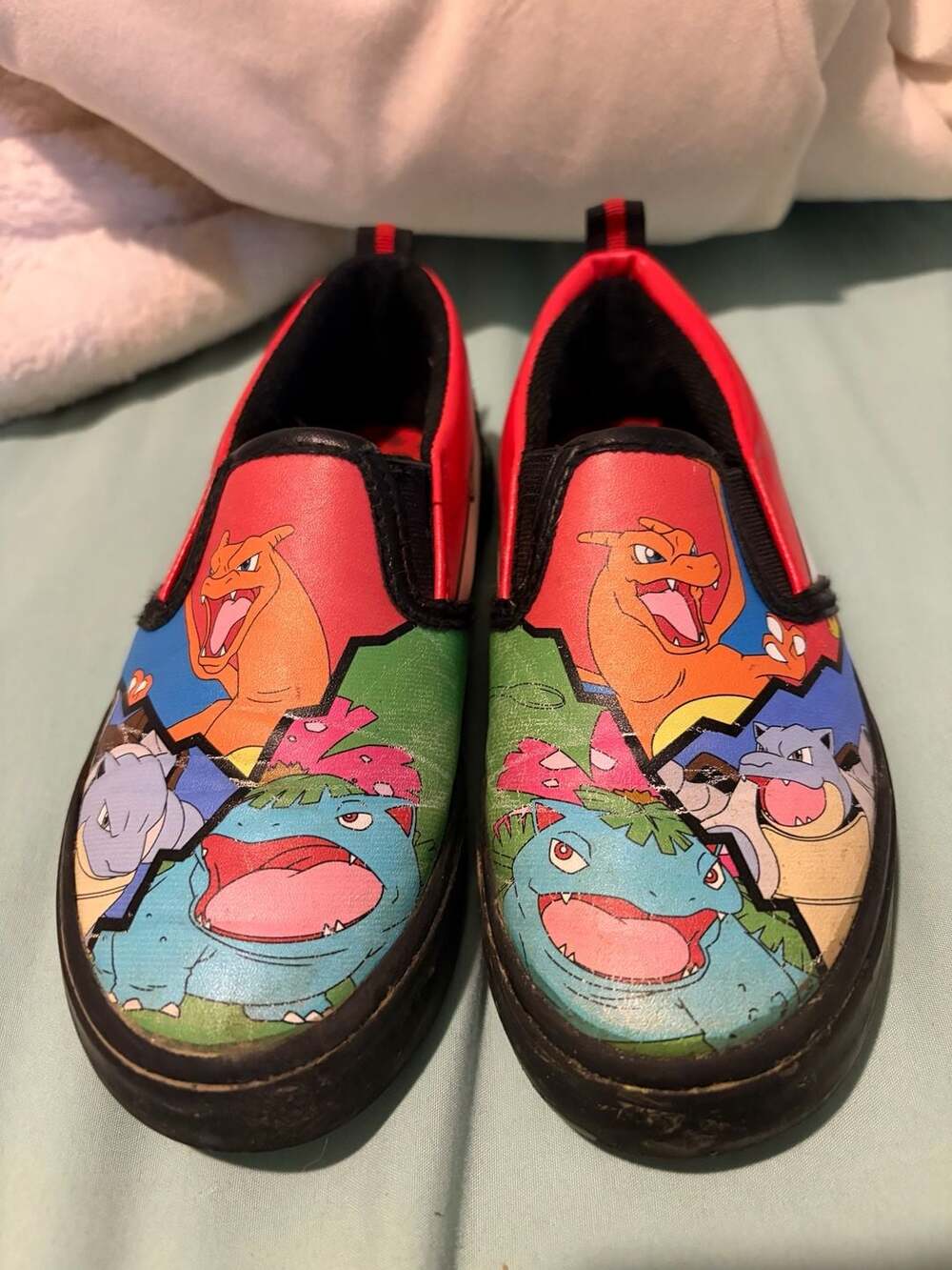 Ground Up Pokemon Slip-On Shoes Charizard Venusaur Blastoise